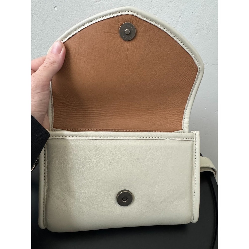 Nena & Co. Tesoro Cream Leather Envelope Crossbody Bag Boho - Picture 9 of 15